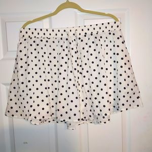 Polka dot shorts/skirt